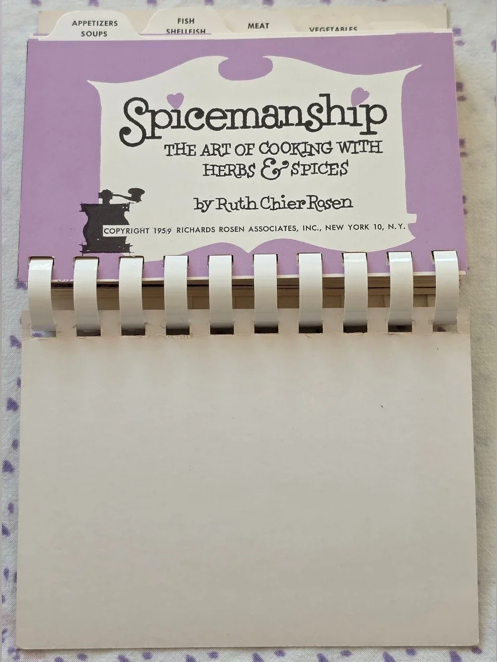 SPICEMANSHIP-THE ART OF COOKING WITH HERBS& SPICES (1959)